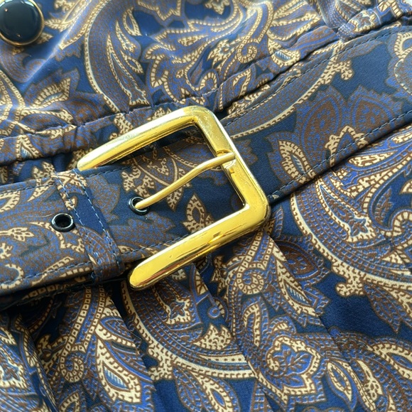 SCHRADER | WOMEN’S VINTAGE BLUE 70’S DRESS | LONG SLEEVE | SIZE 8 | PETITE - Picture 6 of 14